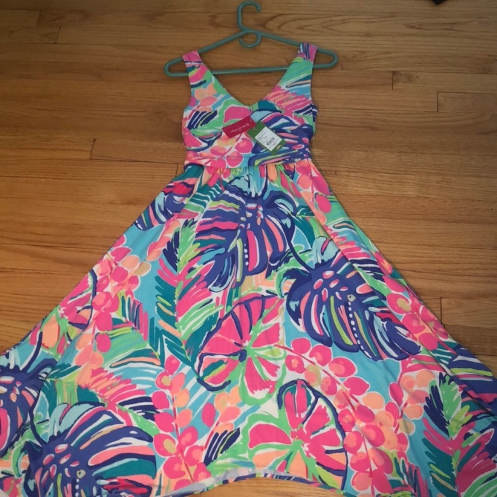 Lilly Pulitzer Sloane Maxi- Exotic Garden pattern